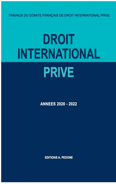 Travaux CFDIP 2020-2022